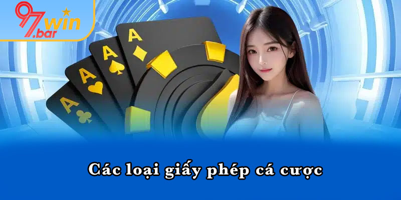 Các loại giấy phép cá cược