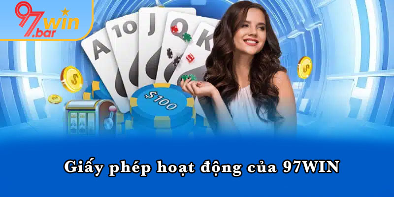 Giấy phép hoạt động của 97WIN